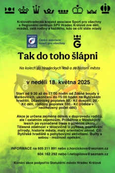 Tak do toho šlápni - na kolech za historií do Hradeckých lesů