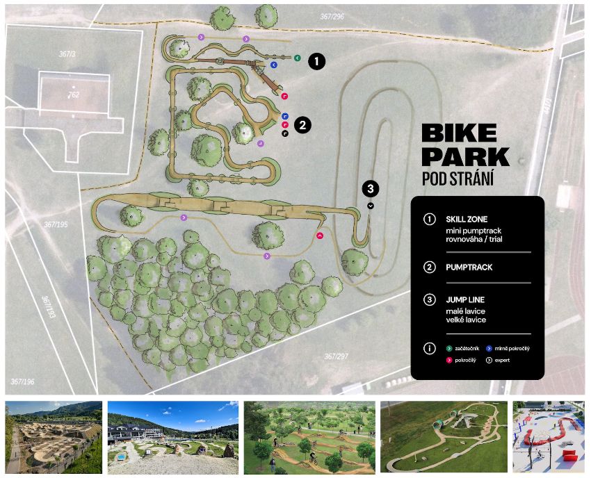 Původní projekt Bike Parku prošel změnou.